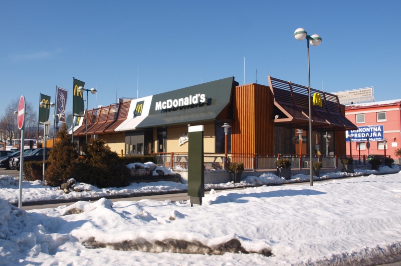 Reconstruction of the restaurant McDonalds Banská Bystrica