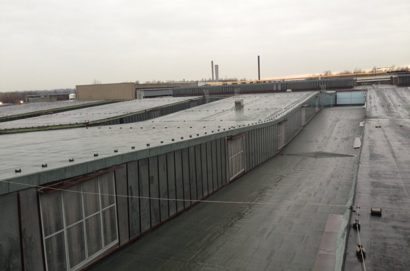 Rekonstrukce střechy tažírny TPD